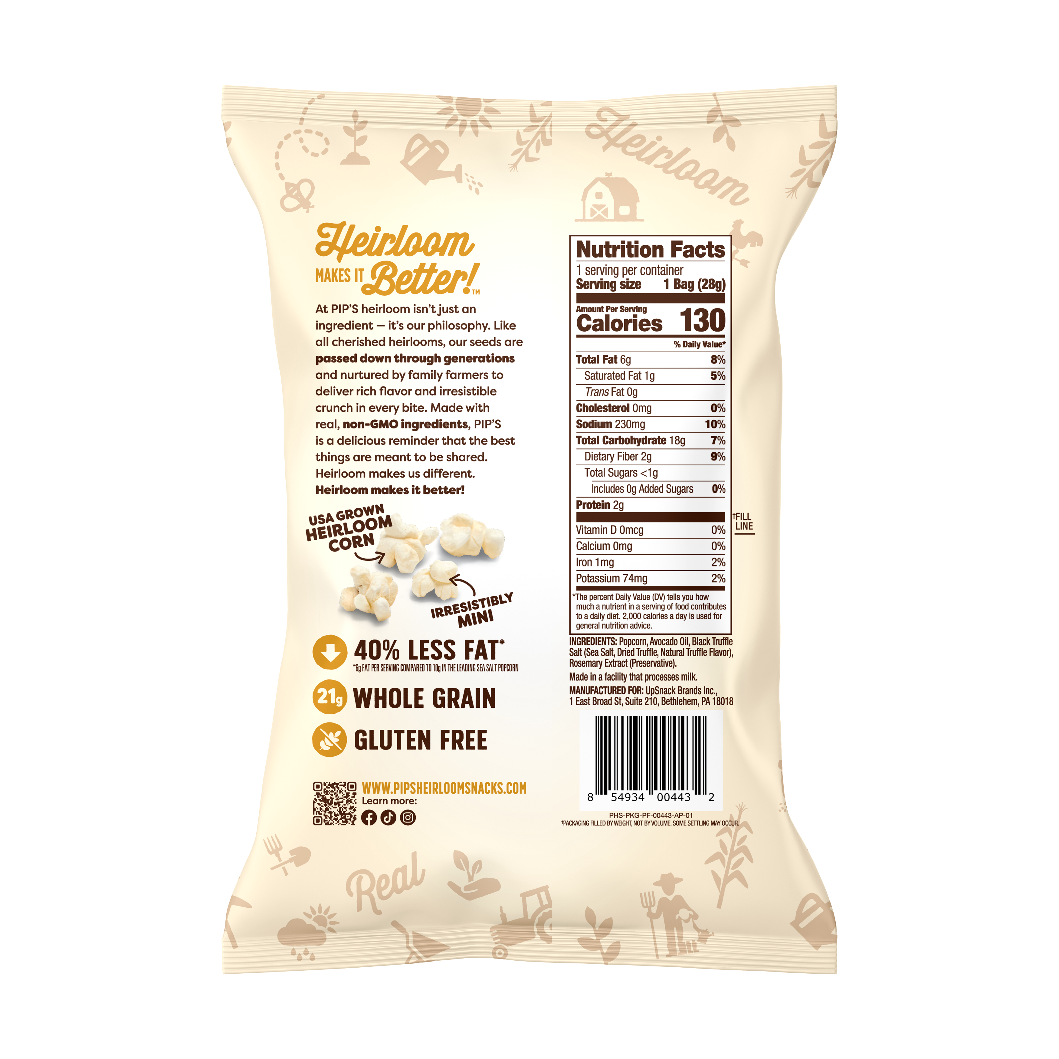 Truffle Mini Popcorn Snack Size 24-Pack
