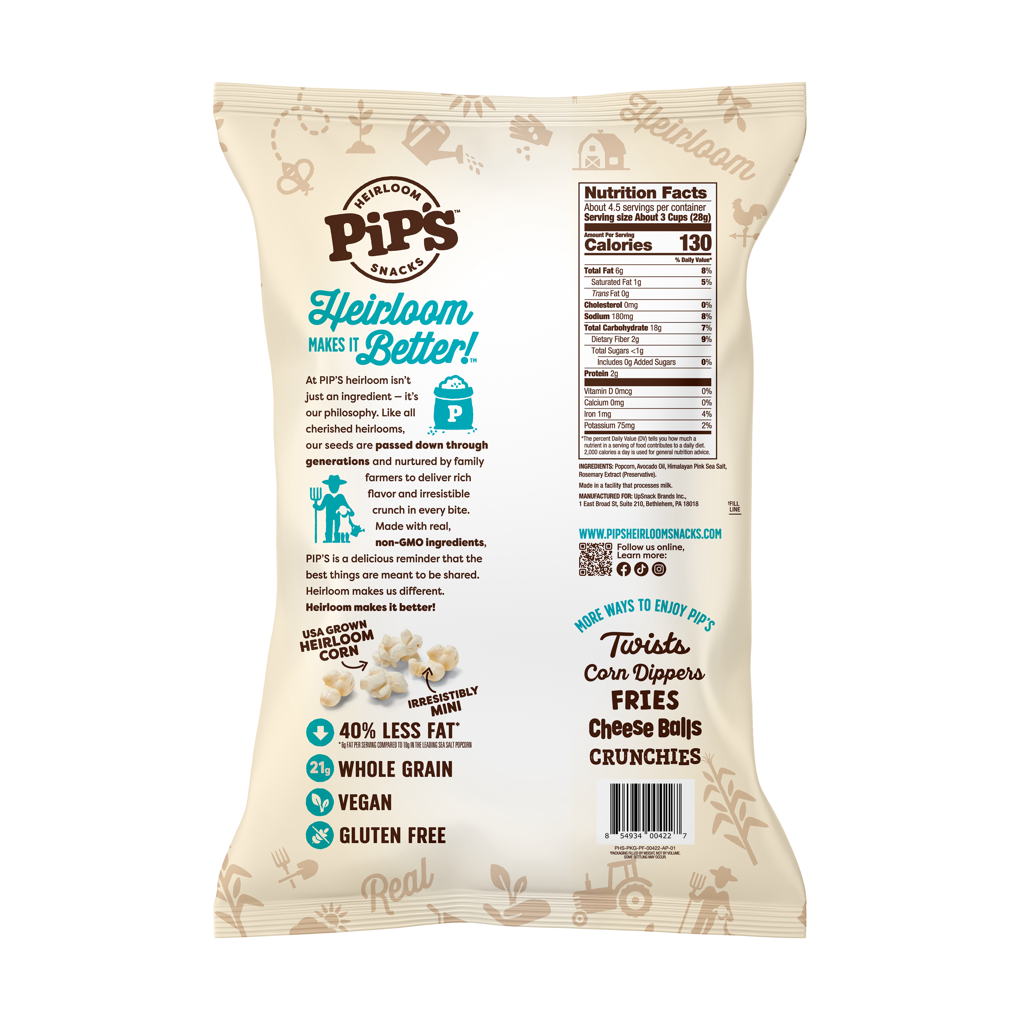 Sea Salt Mini Popcorn